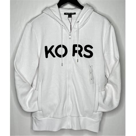 michael kors black and white hoodie|michael kors jumpers for men.